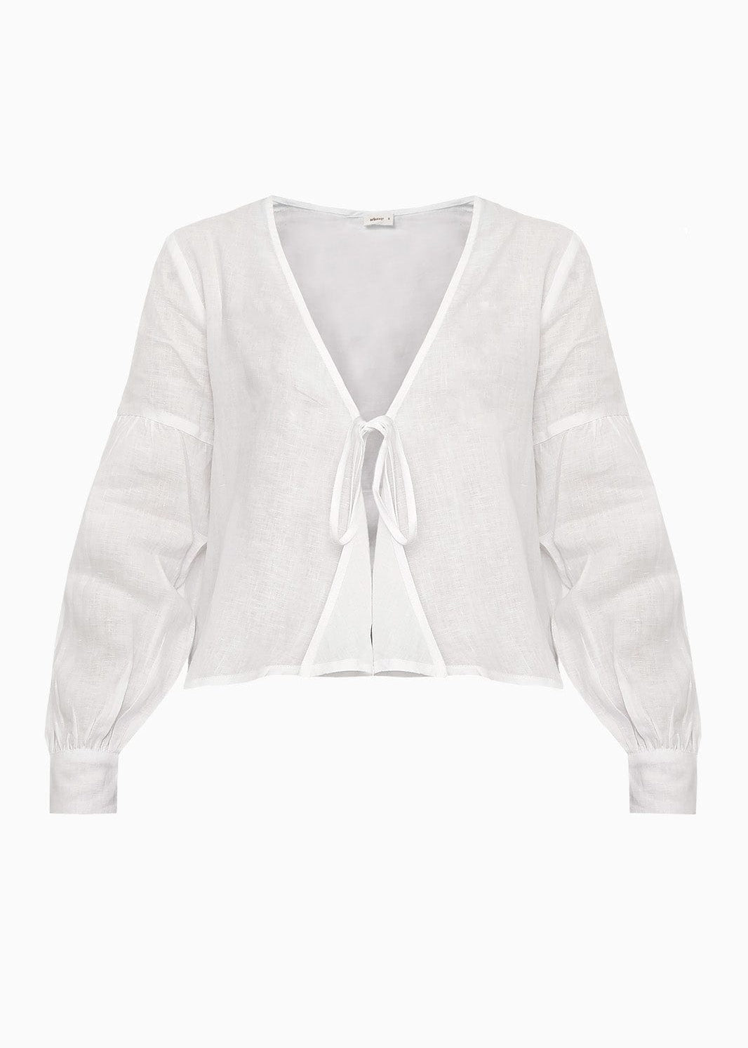 arkitaip Blouses The Anna Blouse in white