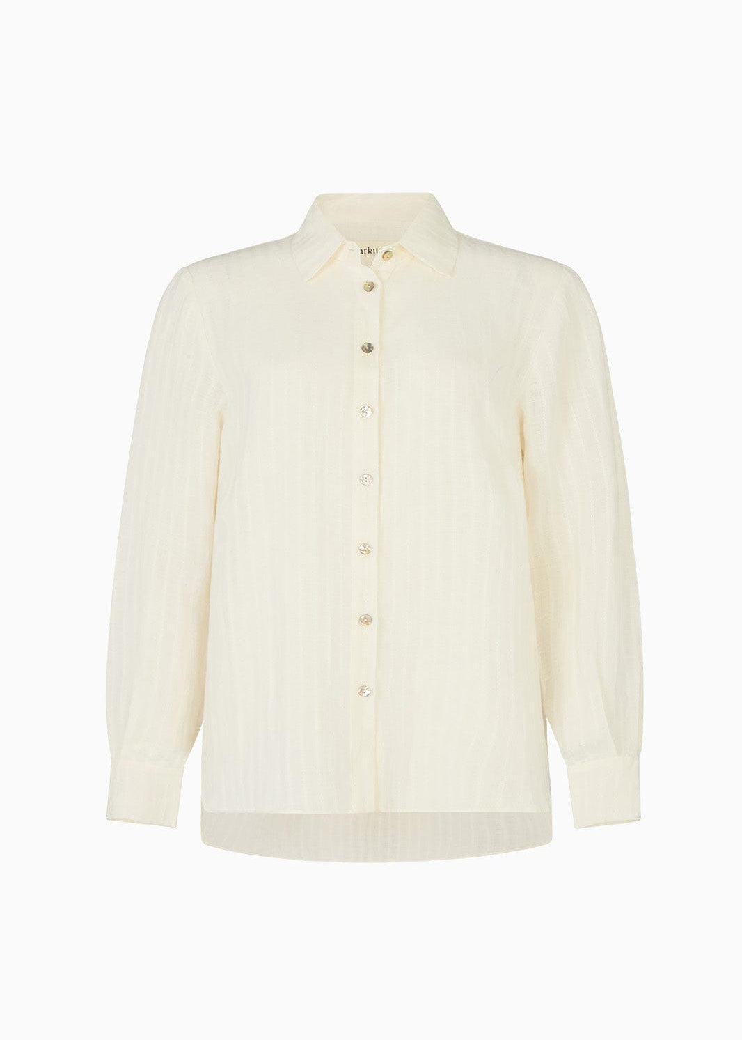arkitaip Blouses The Gina Oversized Shirt in off-white