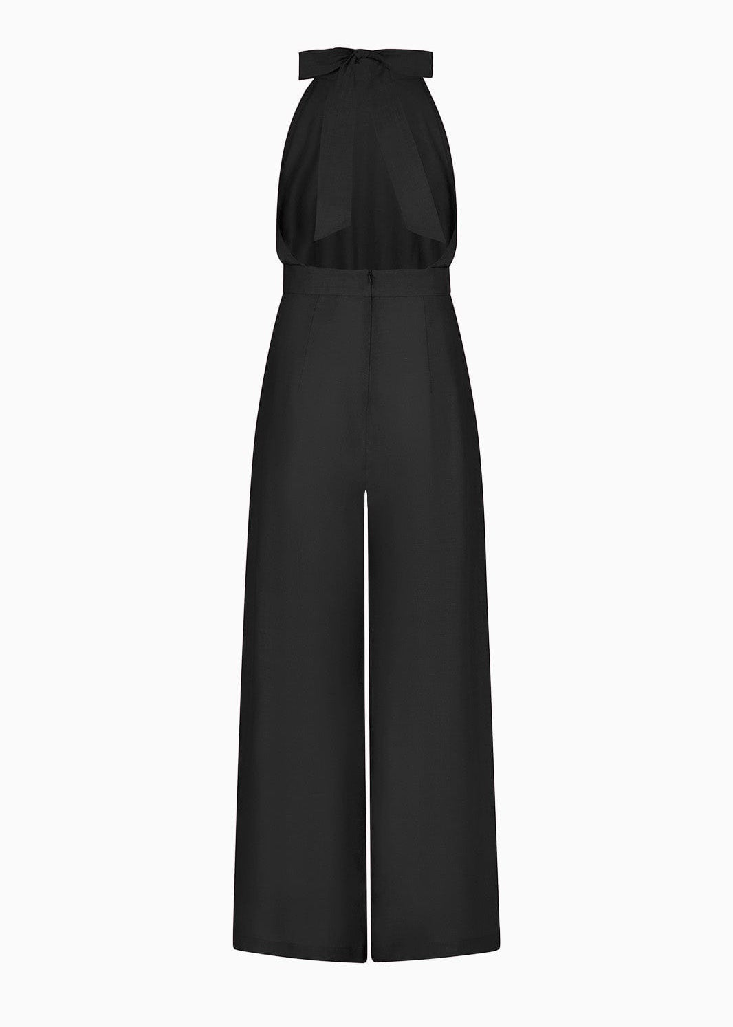 arkitaip Jumpsuits The Sofia Halterneck Jumpsuit in black