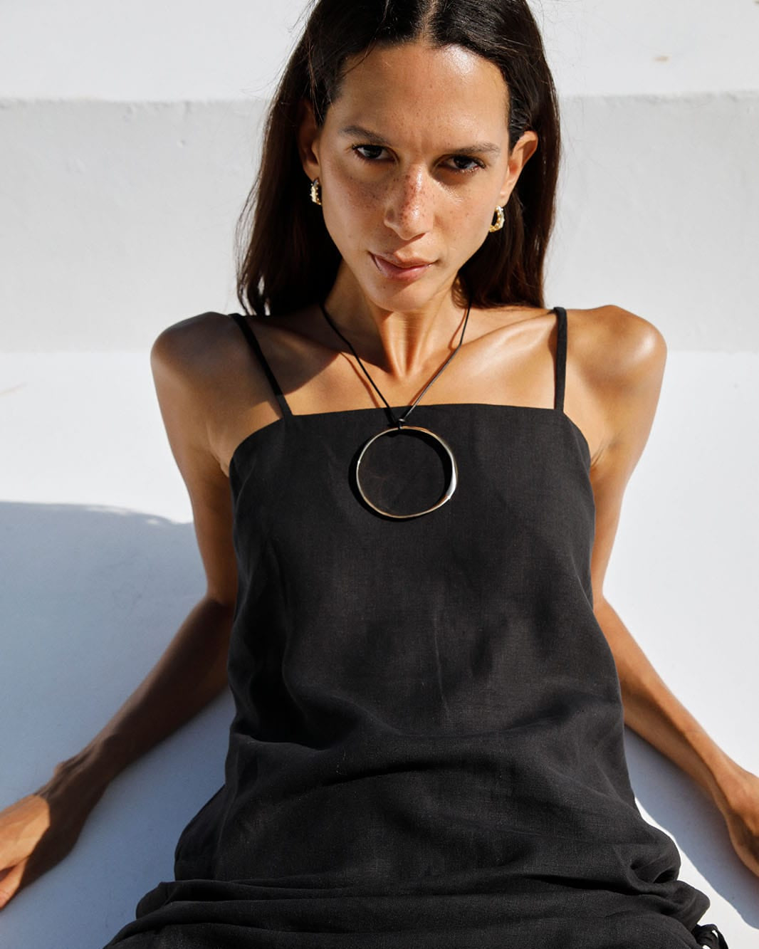 arkitaip Mini Dresses The Livia Tunic Top in black
