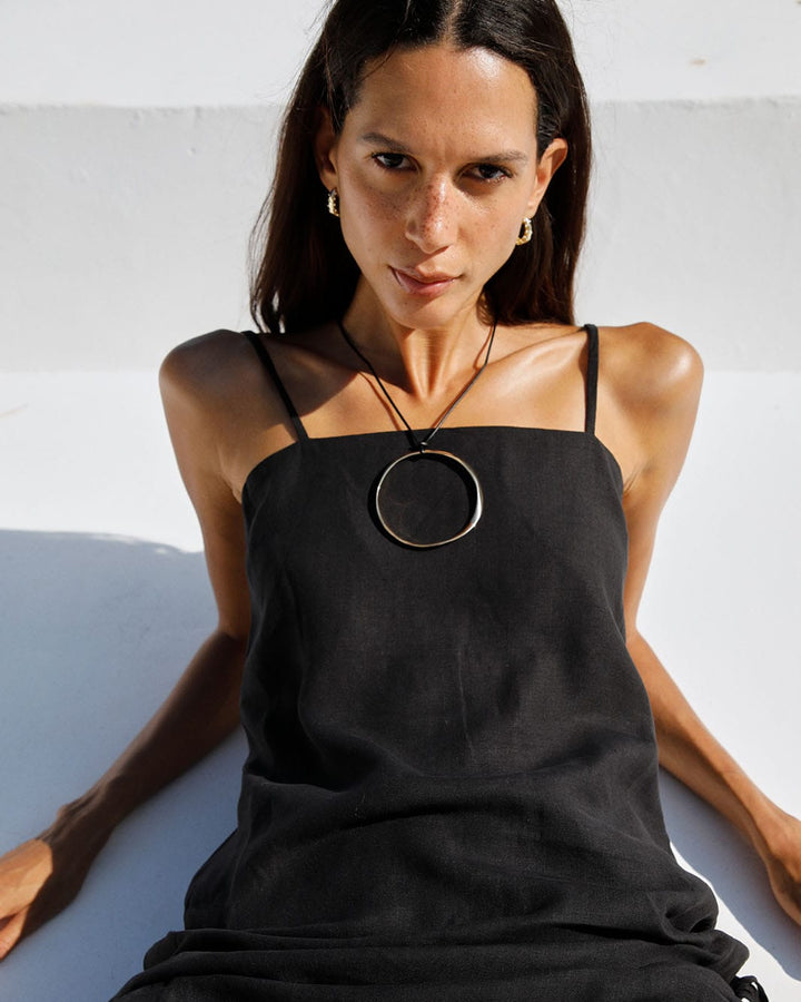 arkitaip Mini Dresses The Livia Tunic Top in black