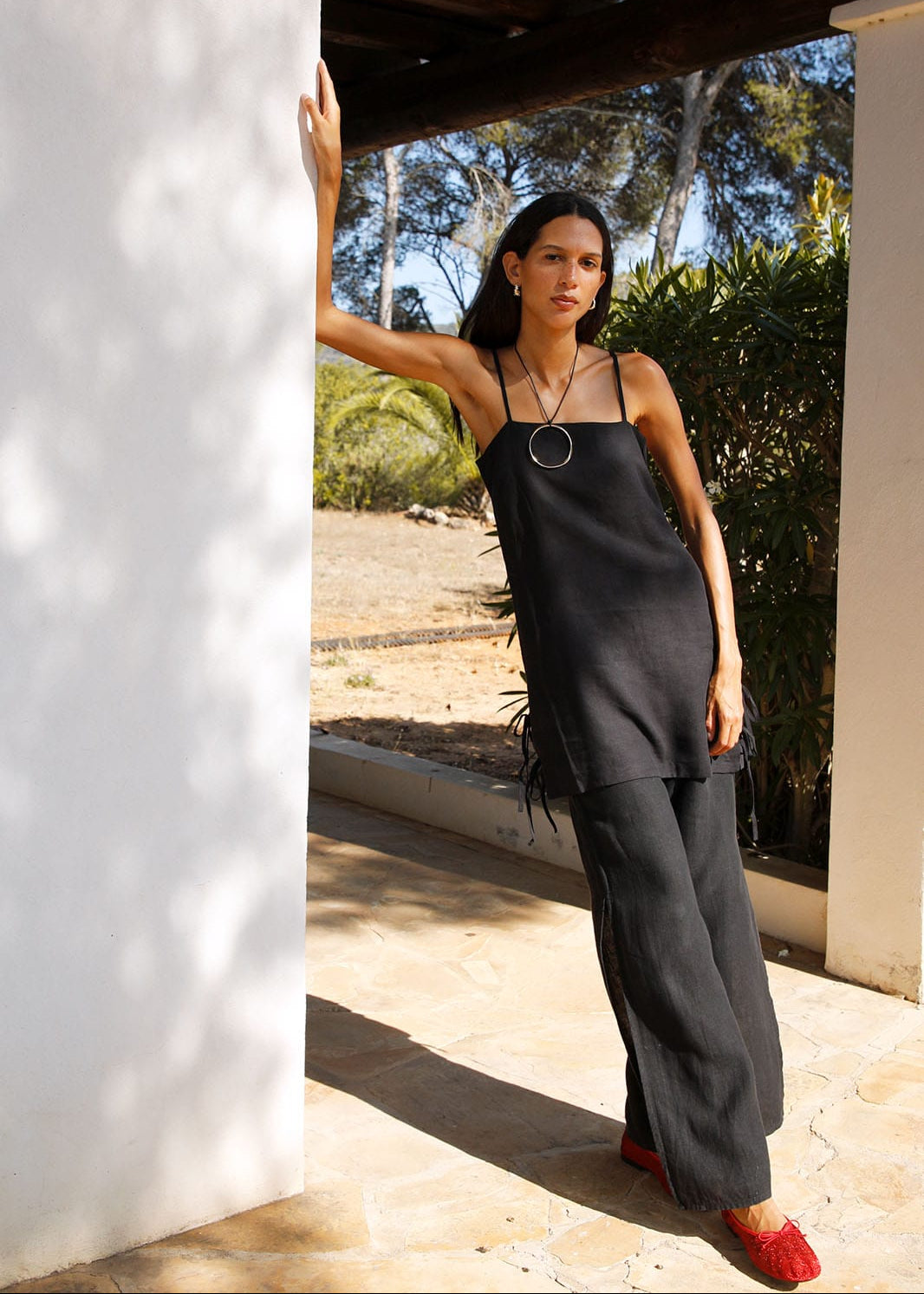 arkitaip Mini Dresses The Livia Tunic Top in black