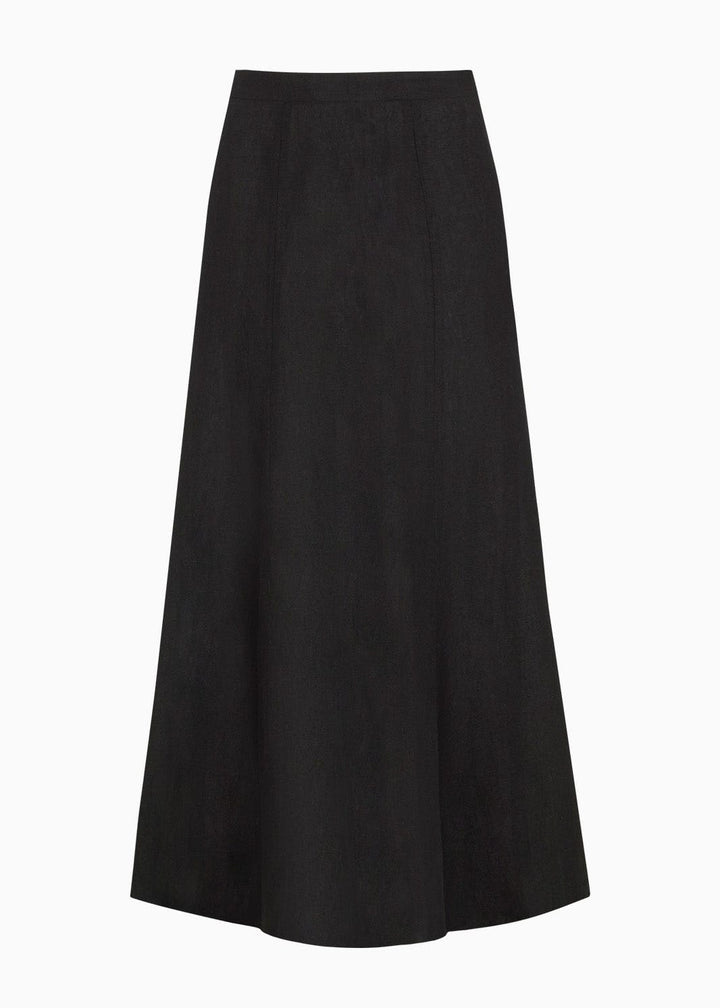 Black skirt on a white background