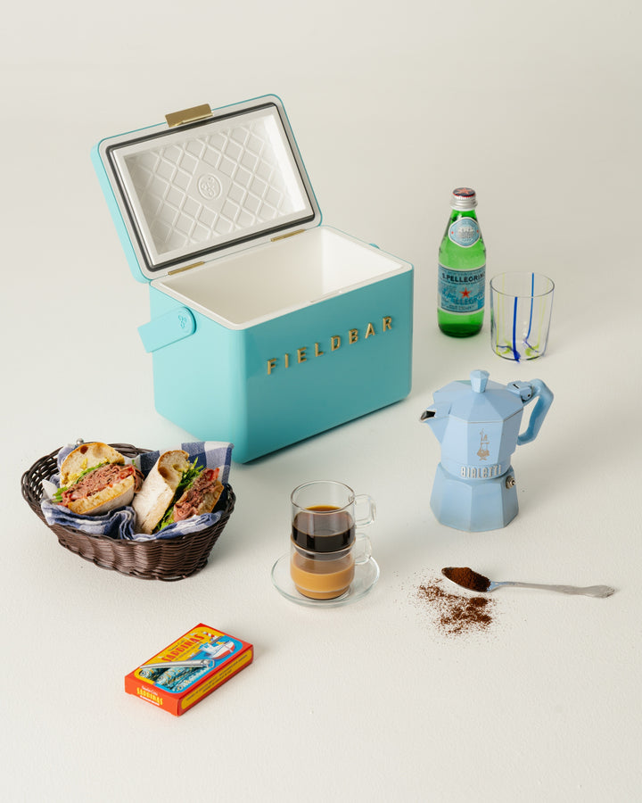 Mini Bar Drinks Cooler in Bazaruto Blue