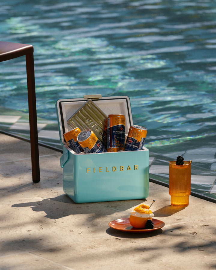 Mini Bar Drinks Cooler in Bazaruto Blue