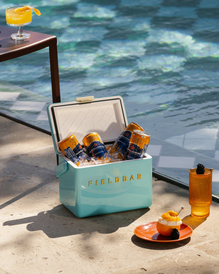 Mini Bar Drinks Cooler in Bazaruto Blue