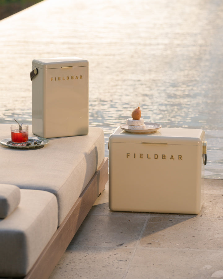 Drinks Box Cooler in Safari White