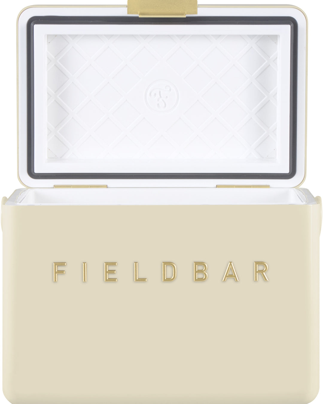 Mini Bar Drinks Cooler in Safari White