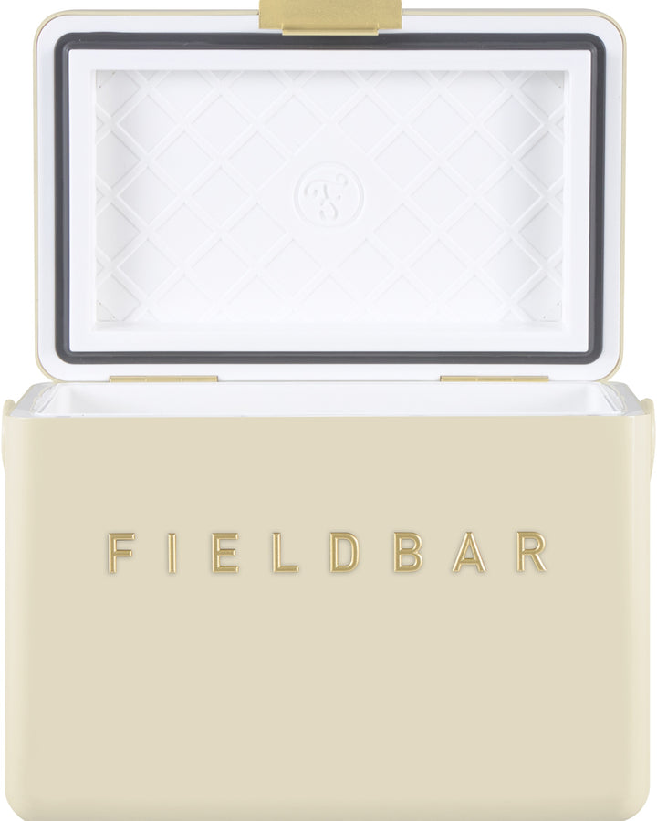 Mini Bar Drinks Cooler in Safari White